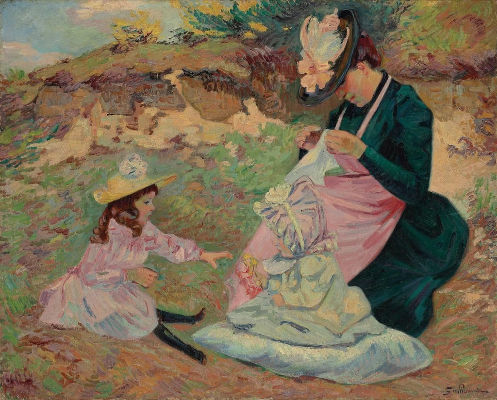 Madame Guillaumin e le sue figlie, 1892
